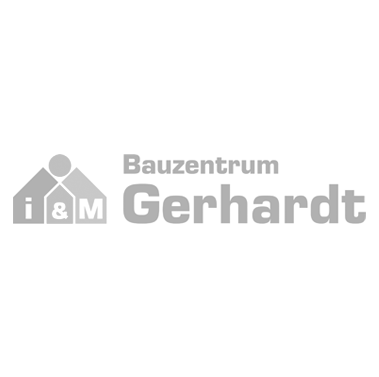 Absperrband 80 mm rot/weiß Gerhardt Logo