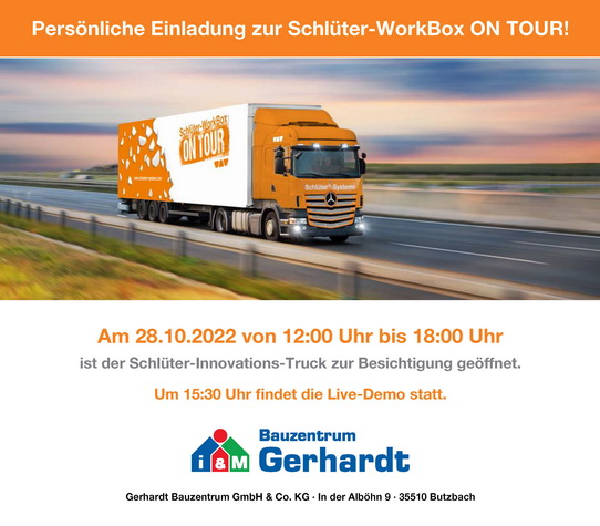Schlüter workboxtour butzbach